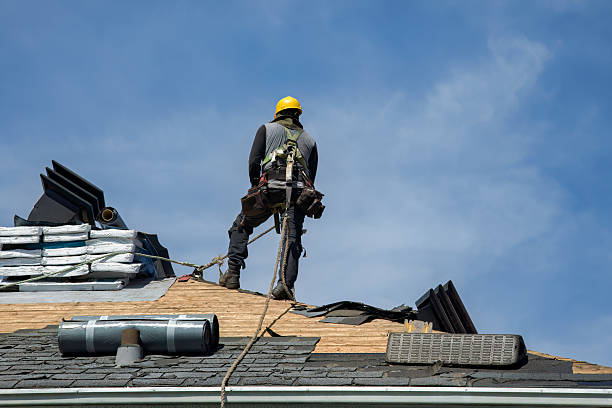 Professional Roof Installation technician working in Pine Plains, NY